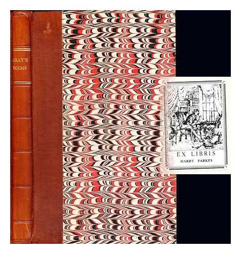 GRAY, THOMAS (1716-1771) - Poems by Mr. Gray. A new edition