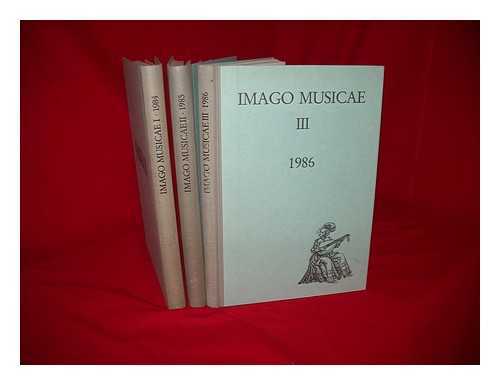 SEEBASS, TILMAN. RUSSELL, TILDEN - Imago Musicae : International yearbook of musical iconography