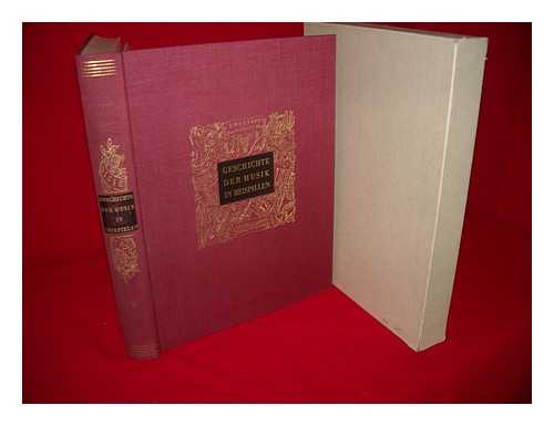 SCHERING, ARNOLD (1877-1941) - Geschichte der Musik in Beispielen : Quellennachweis und Revisionsbemerkungen : Verzeichnis der Tonatze - Namen- und Sachregister / von Arnold Schering