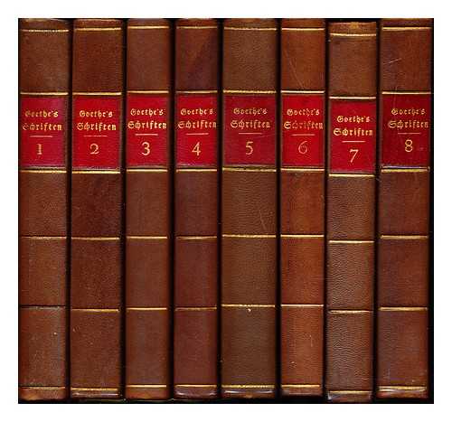 GOETHE, JOHANN WOLFGANG VON (1749-1832) - Goethe's Schriften - Complete in 8 volumes