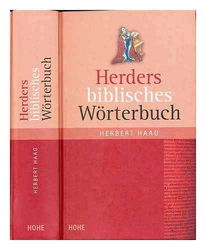 HAAG, HERBERT - Herders biblisches Worterbuch