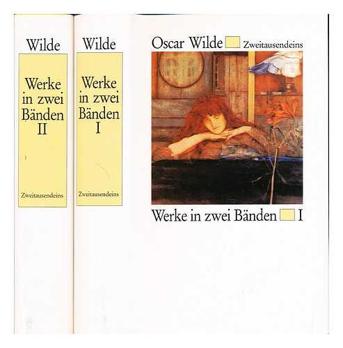 WILDE, OSCAR. GRUENTER, RAINER - Werke : in zwei Banden. 1, Gedichte in Prosa, Marchen, Erzahlungen, Versuche und Aphorismen. Complete in two volumes