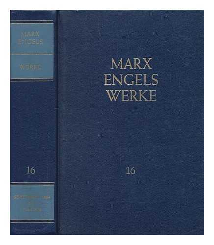 MARX, KARL (1818-1883) - Werke / Karl Marx, Friedrich Engels