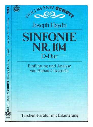 HAYDN, JOSEPH. HUBERT UNVERRICHT - Sinfonie Nr. 104 : D-dur