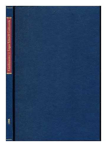 LIEBERMANN, FELIX (1851-1925) - Uber die Leges Edwardi Confessoris
