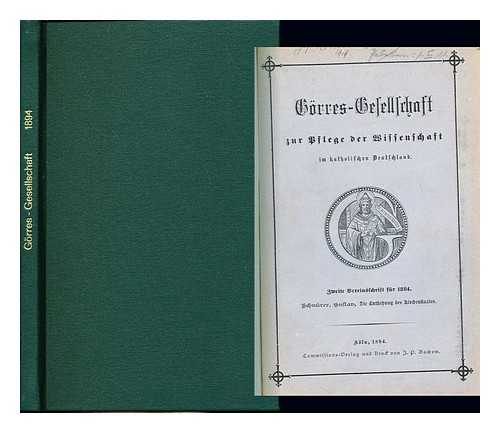 SCHNURER, GUSTAV (1860-1941) - Die Entstehung des Kirchenstaates