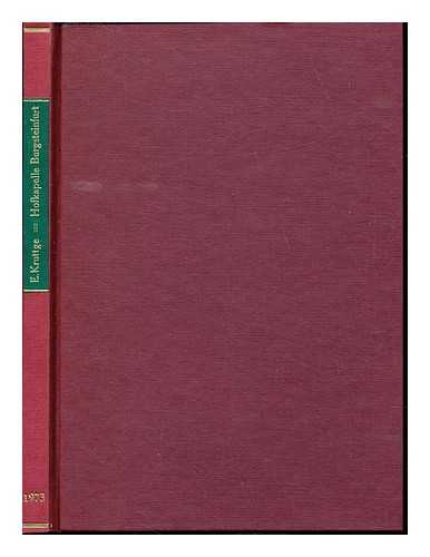 KRUTTGE, EIGEL - Geschichte der Burgsteinfurter Hofkapelle : : (1750-1817)