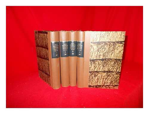 LECKY, WILLIAM EDWARD HARTPOLE (1838-1903). LWE, FEODOR - Geschichte Englands im achtzehnten Jahrhundert / von William Edward Hartpole Lecky. Complete in four volumes