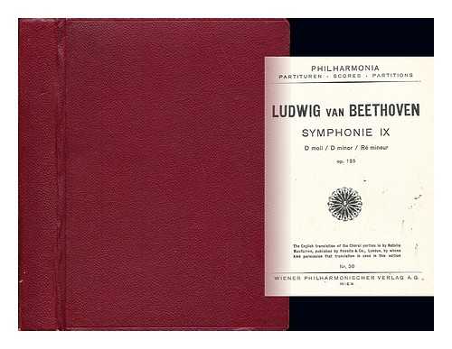 VAN BEETHOVEN, LUDWIG - Symphonie IX in D minor, op. 125