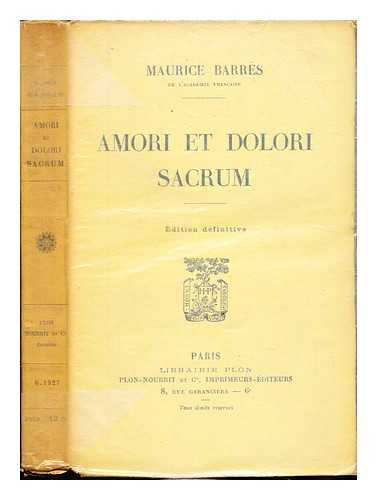 BARRS, MAURICE (1862-1923) - Amori et dolori sacrum