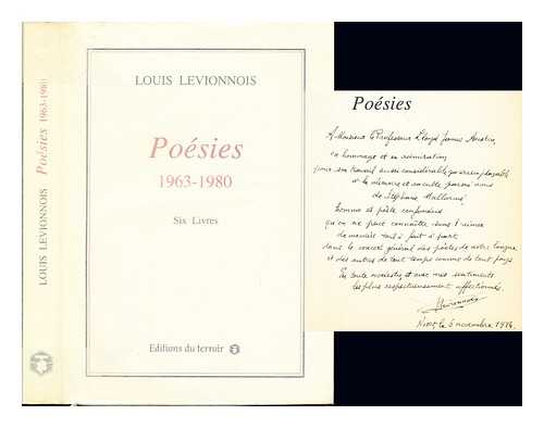 LEVIONNOIS, LOUIS - Posies, (1963-1980) : six livres