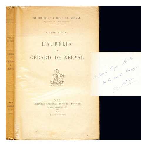 AUDIAT, PIERRE (1891-1961) - L'Aurlia de Grard de Nerval