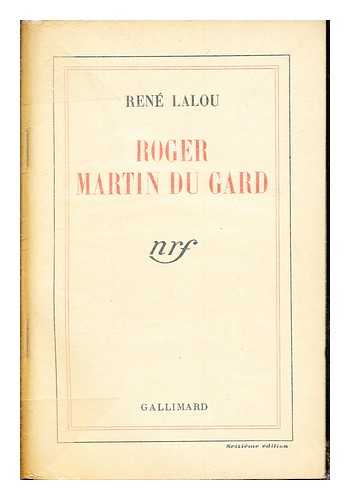 LALOU, REN (1889-1973). TALVART, HECTOR - Roger Martin du Gard