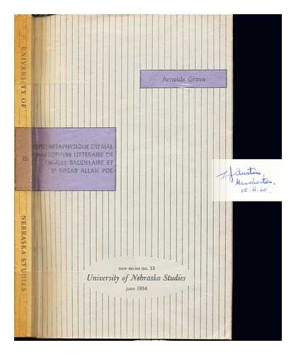 GRAVA, ARNOLDS. UNIVERSITY OF NEBRASKA--LINCOLN - L'aspect metaphysique du mal dans l'oeuvre litteraire de Charles Baudelaire et d'Edgar Allan Poe