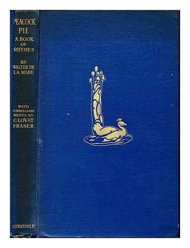 DE LA MARE, WALTER (1873-1956). FRASER, CLAUD LOVAT (1890-1921) - Peacock Pie : a book of rhymes