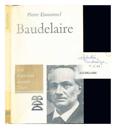 EMMANUEL, PIERRE - Baudelaire