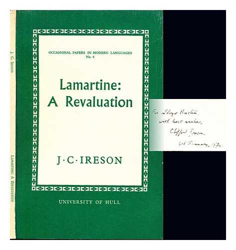 Ireson, John Clifford. University of Hull - Lamartine : a revaluation