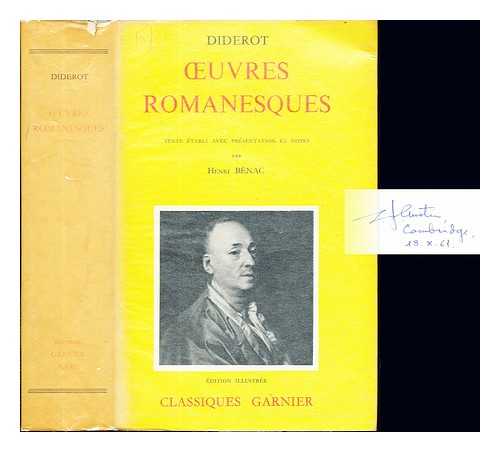 DIDEROT, DENIS (1713-1784). BNAC, HENRI (1913-) - Oeuvres romanesques / Diderot
