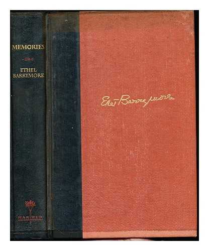 BARRYMORE, ETHEL (1879-1959) - Memories, an Autobiography