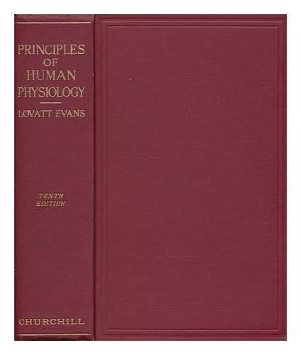 STARLING, ERNEST HENRY (1866-1927); EVANS, CHARLES ARTHUR LOVATT SIR (1884-); HARTRIDGE, HAMILTON (1886-) - Principles of human physiology