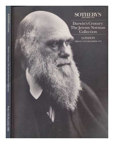 SOTHEBY & CO. (LONDON, ENGLAND) - Darwin's century : the Jeremy Norman collection of rare books, manuscripts and portraits concerning the heory of evolution in the nineteenth century : Day of sale: Friday 11 December 1992 ... in the Grosvenor gallery ... London ... / [Sotheby's]