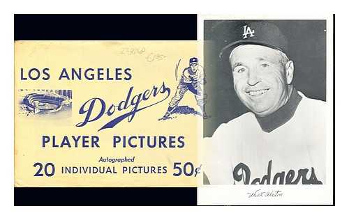 THE LOS ANGELES DODGERS - Los Angeles Dodgers Player Pictures, Autographed, 20 Individual Pictures, 50 cents