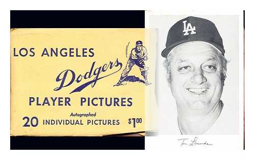 THE LOS ANGELES DODGERS - Los Angeles Dodgers Player Pictures, Autographed, 20 Individual Pictures, $1.00