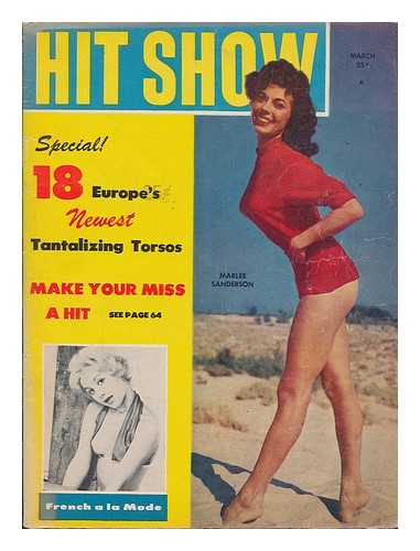 MDA PUBLISHING - Hit show Vol. 2, No. 1, March 1959
