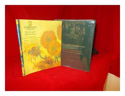 CHRISTIE'S LONDON - Christie's London: Vol. 1: Van Gogh's Sunflowers- the property of the late Mrs. Helen Chester Beatty, Monday 30 March 1987 at 6.30 p.m.; Vol. 2: Impressionist and Modern Paintings and Sculputre, Monday 30 March 1987 at 6.30 p.m.