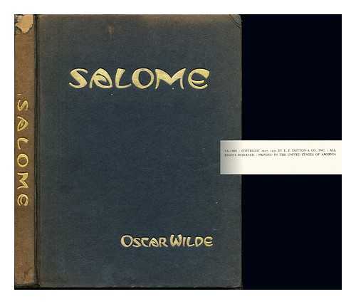 WILDE, OSCAR (1854-1900). VASSOS, JOHN (1898-1985) - Salome : a tragedy in one act