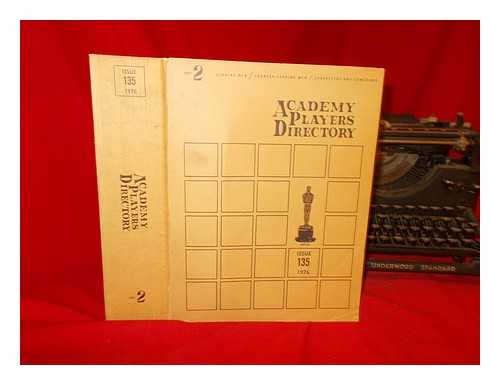 ACADEMY OF MOTION PICTURES ARTS AND SCIENCES - Academy Players Directory: Part 2/ Issue 135/ 1976: leading men/ younger leading men/ characters and comedians