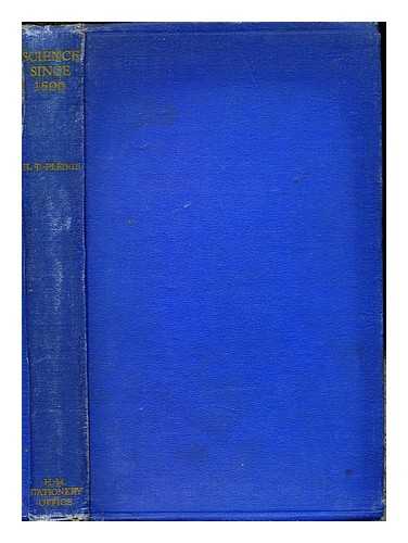 PLEDGE, HUMPHREY THOMAS (1903-1960) - Science since 1500 : a short history of mathematics, physics, chemistry, biology