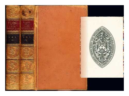 WARREN, SAMUEL (1807-1877) - Passages from the diary of a late physician. Complete in two volumes