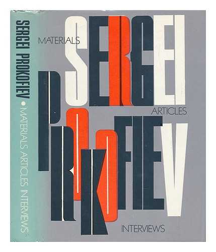 PROKOFIEV, SERGEI - Materials - Articles - Interviews