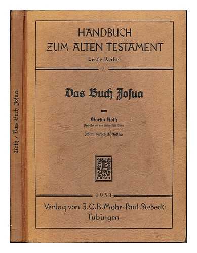 NOTH, MARTIN (1902-1968) - Das Buch Josua