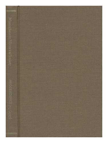 MASSACHUSETTS HISTORICAL SOCIETY - Proceedings of the Massachusetts Historical Society - Volume CV 1993