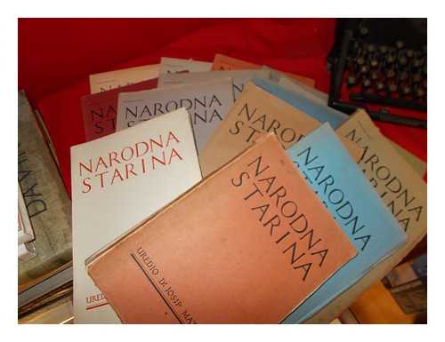 MATASOVIC, DR. JOSIP. MUZEJ GRADA ZAGREBA. ETNOGRAFSKI MUZEJ U ZAGREBU. GRAFICKA ZBIRKA U ZAGREBU. - Narodna Starina: volumes 6, 7, 10, 11, 14, 25-35