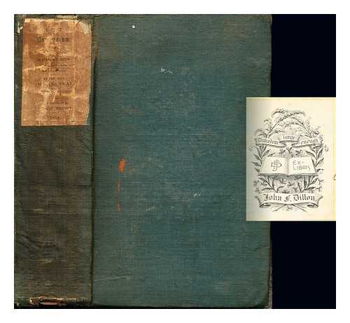 SWAN, CHARLES - Gesta Romanorum, or Entertaining moral stories : invented by the monks as a fireside recreation, and commonly applied in their discourses from the pulpit; whence the most celebrated of our own poets and others, from the earliest times, have extracted their plots / translated from the Latin, with preliminary observations and copious notes, by Charles Swan : volume I (only)