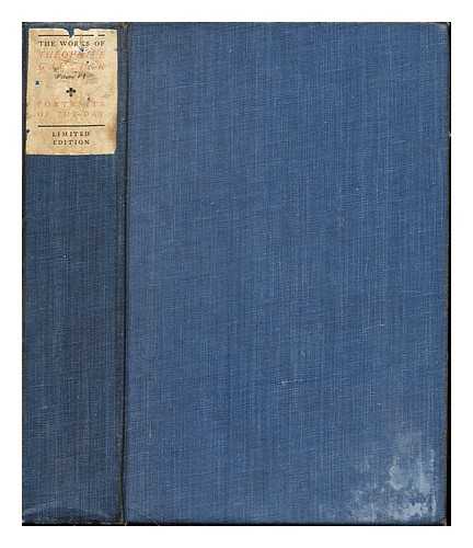 GAUTIER, THOPHILE (1811-1872). SUMICHRAST, F. C. DE - The works of Thophile Gautier: Volume Six: Portraits of the Day / translated and edited by F.C. de Sumichrast