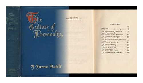 RANDALL, J. BERMAN - The Culture of Personality