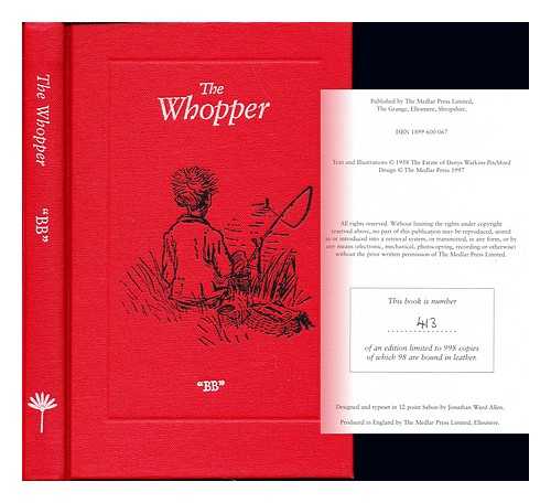 'BB'. WATKINS-PITCHFORD, D. J. [ILLUSTRATOR] - The Whopper by 'BB' ; illustrated by D.J. Watkins-Pitchford