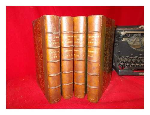 LAMARTINE, ALPHONSE DE (1790-1869) - Histoire des Girondins Par M. A. de Lamartine - Complete in 4 Volumes