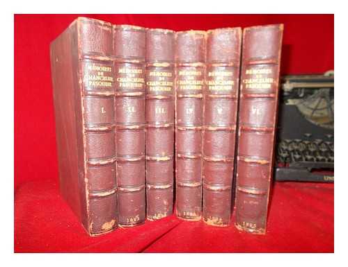 PASQUIER, ETIENNE-DENIS (1767-1862) - Histoire de mon temps : mmoires du chancelier Pasquier / publis par m. le duc d'Audiffret-Pasquier - Complete in 6 Volumes