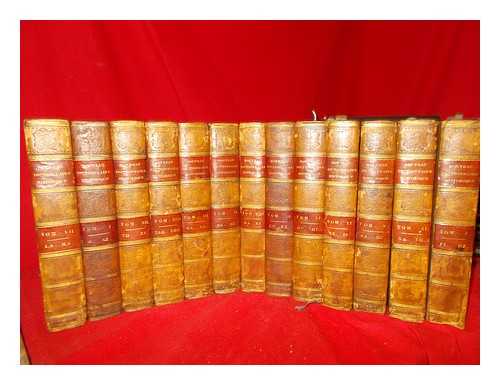 CHAUDON, L.M. (1737-1817) - Nouveau dictionnaire historique, ou, Histoire abrge de tous les hommes qui se sont fait un nom ... / par L.M. Chaudon et F.A. Delandine - Complete in 13 Volumes