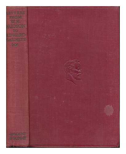 HUDSON, W. H - Letters from W. H Hudson to Edward Garnett