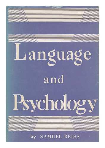 Reiss, Samuel - Language and Psychology