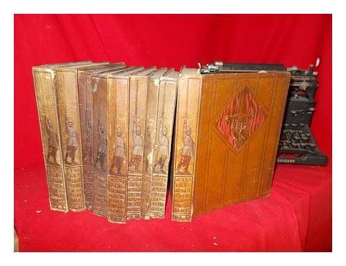 MANTEGAZZA, VICO. BARONE, ENRICO - Storia della Guerra Mondiale. Con note militari di Enrico Barone: complete in nine volumes