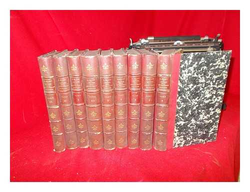 BLANC, M. LOUIS - Histoire de la Rvolution Francaise: volumes 2-3, 5-6, 8-12 (nine volumes)