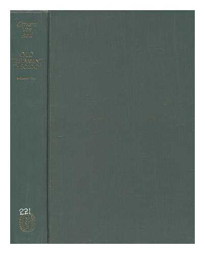 RAD, GERHARD VON (1901-1971) - Old Testament theology / Gerhard von Rad ; translated by D. M. G. Stalker. Vol.2, The theology of Israel's prophetic traditions