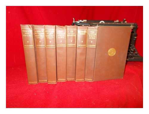 BARRIE, J. M. RACKHAM, ARTHUR [ILLUSTRATOR]. HATHERELL, WILLIAM [ILLUSTRATOR]. PARTRIDGE, BERNAD [ILLUSTRATOR]. BEDFORD, F. D. [ILLUSTRATOR] - The collected works of J. M. Barrie in seven volumes